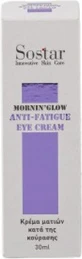 Sostar Morning Glow Crème hydratante pour les yeux à l'acide hyaluronique 30ml