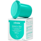 Clinea Sleeping Spa Overnight De-Stress Refill Moisturizing Overnight Face Balm with Hyaluronic Acid and Prebiotics 50ml
