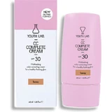 Youth Lab. Complete CC Honey Day Face Cream avec SPF30 pour l'hydratation, les imperfections et les taches pigmentaires avec Niacinamide 40ml