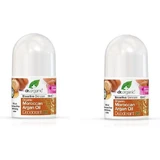 Roll-On déodorant à l'huile d'argan marocaine Dr.Organic 2x50ml