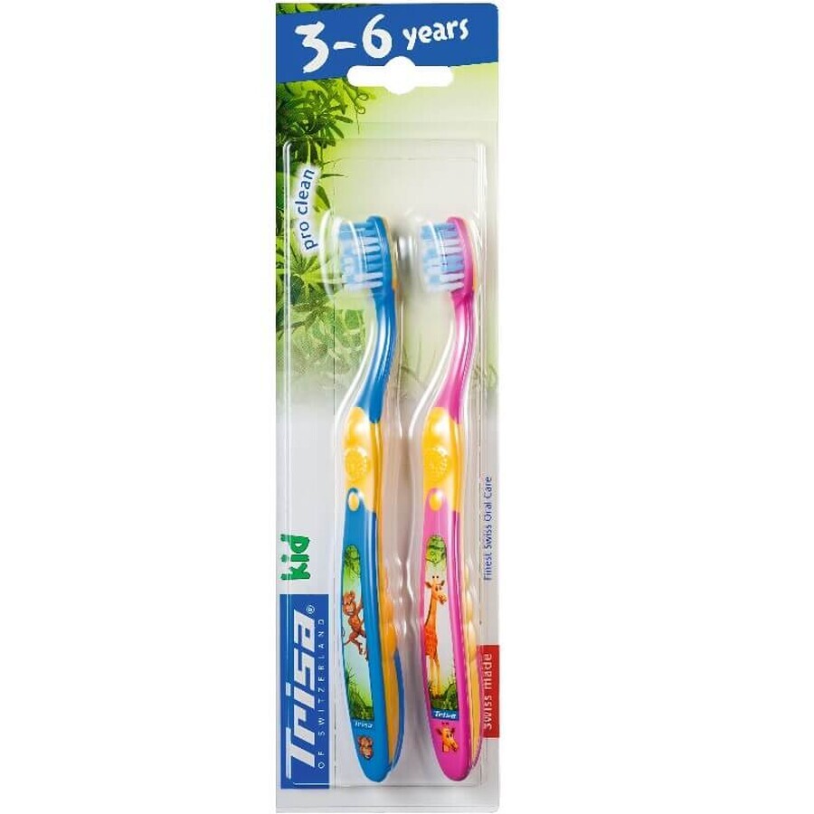 Set de brosses à dents Kid, 3-6 ans, Trisa