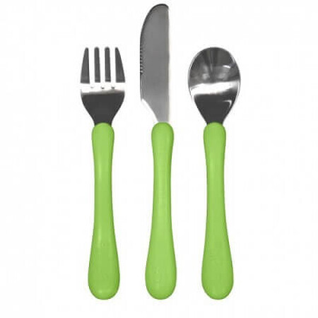 Learning cutlery set, Green, Green Sprouts