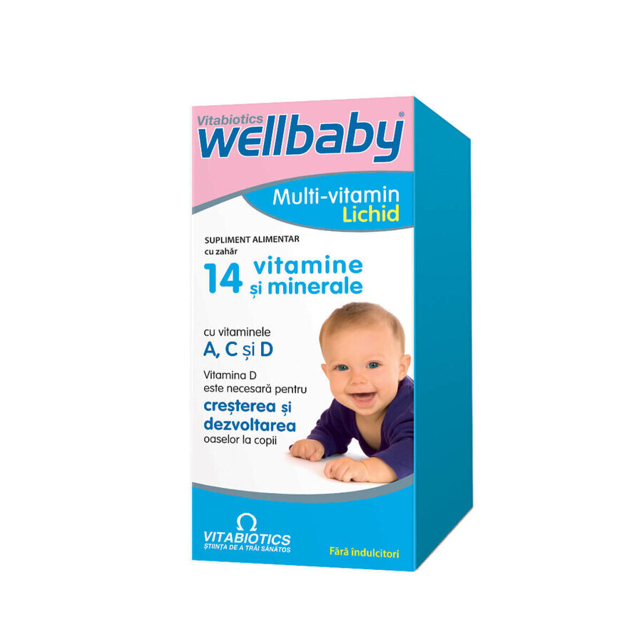 WellKid Baby et Infant 14 sirop de vitamines et minéraux, 150 ml, Vitabiotics