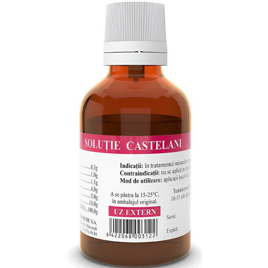 Solution de Castelani, 25 ml, Tis Pharmaceutical Évaluations