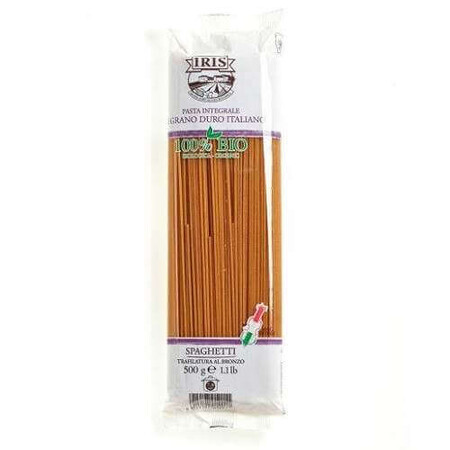 Spaghetti au blé complet bio, 500 g, Iris Bio
