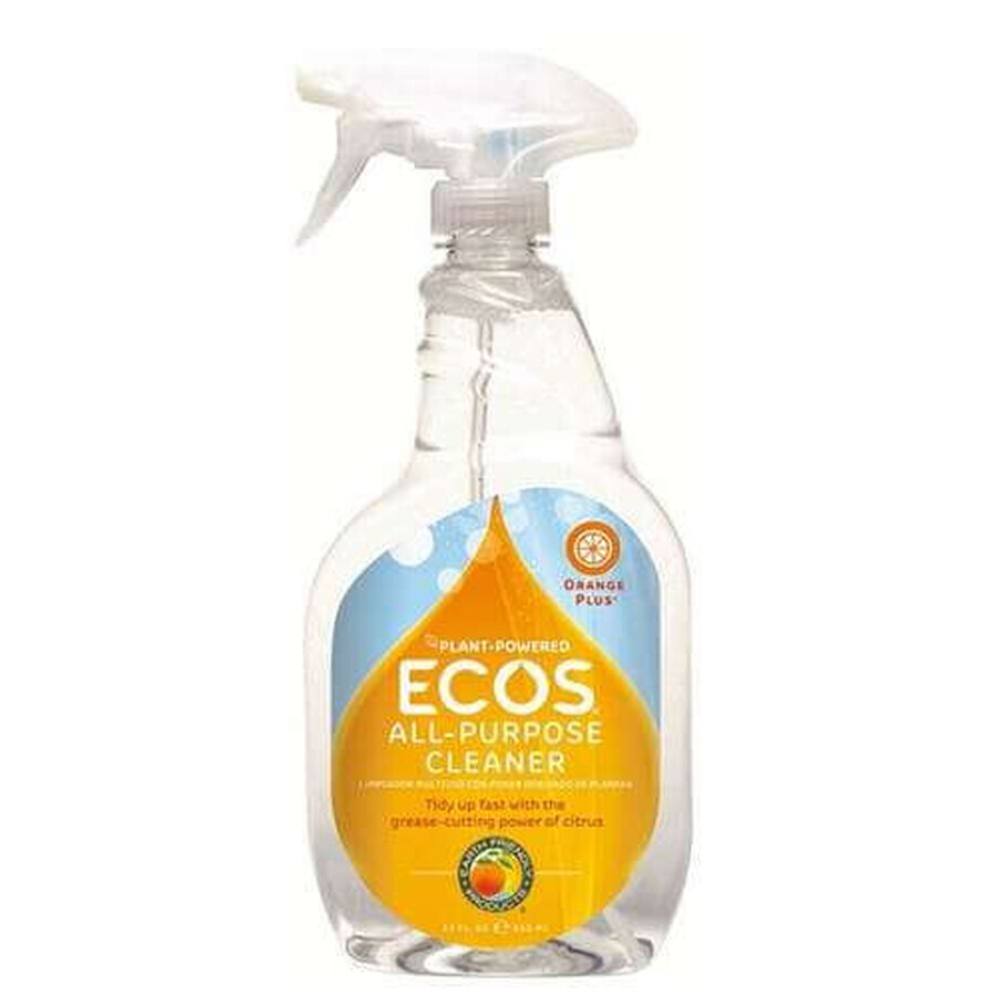 Spray détergent pour surfaces avec Ecos orange, 650 ml, Earth Friendly