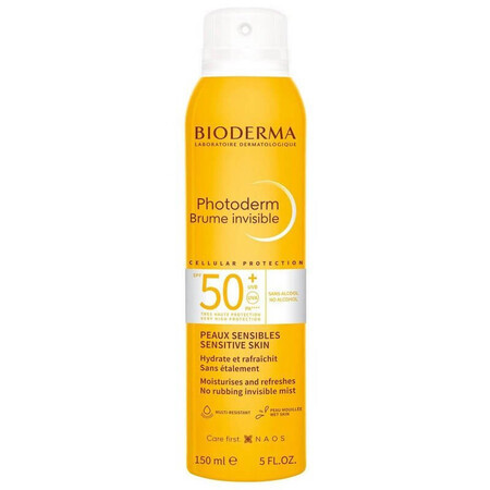 Spray fotoprotección muy alta Photoderm MAX Mist SPF 50+, 150 ml, Bioderma