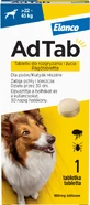 AdTab 900 mg comprimate masticabile pentru câini impotriva purecilor si a capuselor (22-45 kg) - 1 tableta