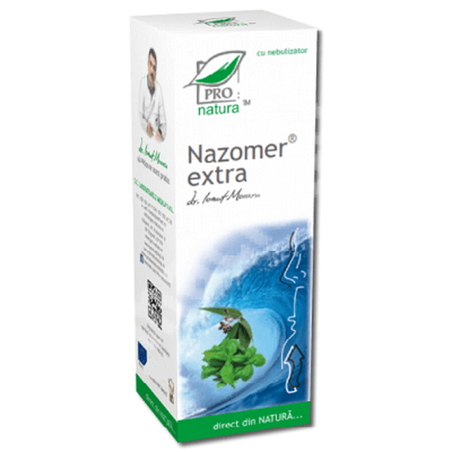 Nazomer Nasenspray mit Vernebler extra, 30 ml, Pro natura