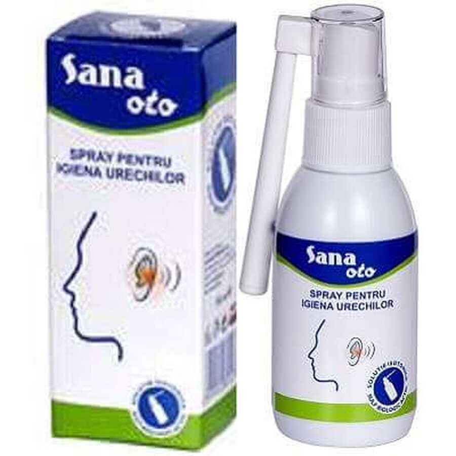 Spray d'hygiène auriculaire, 50ml, Sana