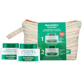Somatoline Promo Zeezout Exfoliator 350g & 7 Nachten Afslankgel met koude tonifiërende werking 250ml & 3 stuks zakje