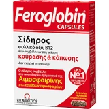 Vitabiotics Feroglobine Langzaam Afgifte 30 Capsules