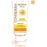 Coverderm Filteray Colour Cream Light Beige Waterproof Sun Protection Face Cream SPF80 with Pigment 50ml