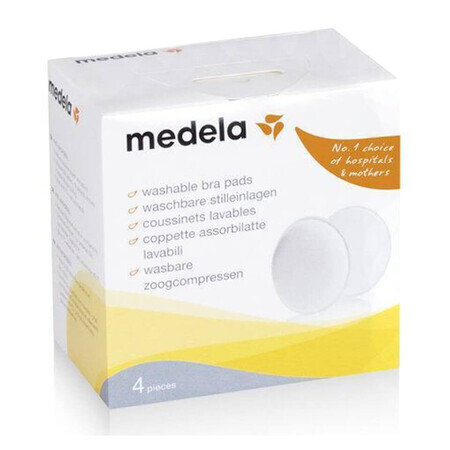 Coussinets d'allaitement anti-fuites, 4 pièces, Medela