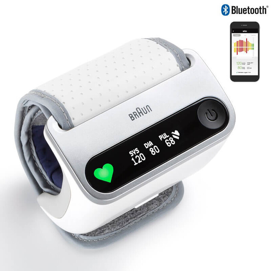 Tensiometru de brat cu Bluetooth, Active Scan 9, Braun