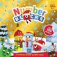 Carte cu abtibilduri si activitati Numberblocks, Magia Craciunului, 3 ani+, Hand2Mind