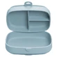 Compartmentalized silicone playpen with Magic Box suction cup, Aqua Blue, 6 months+, Appekids