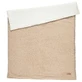 Supersoft 2-sided blanket, 100x75 cm, Beige, Nattou