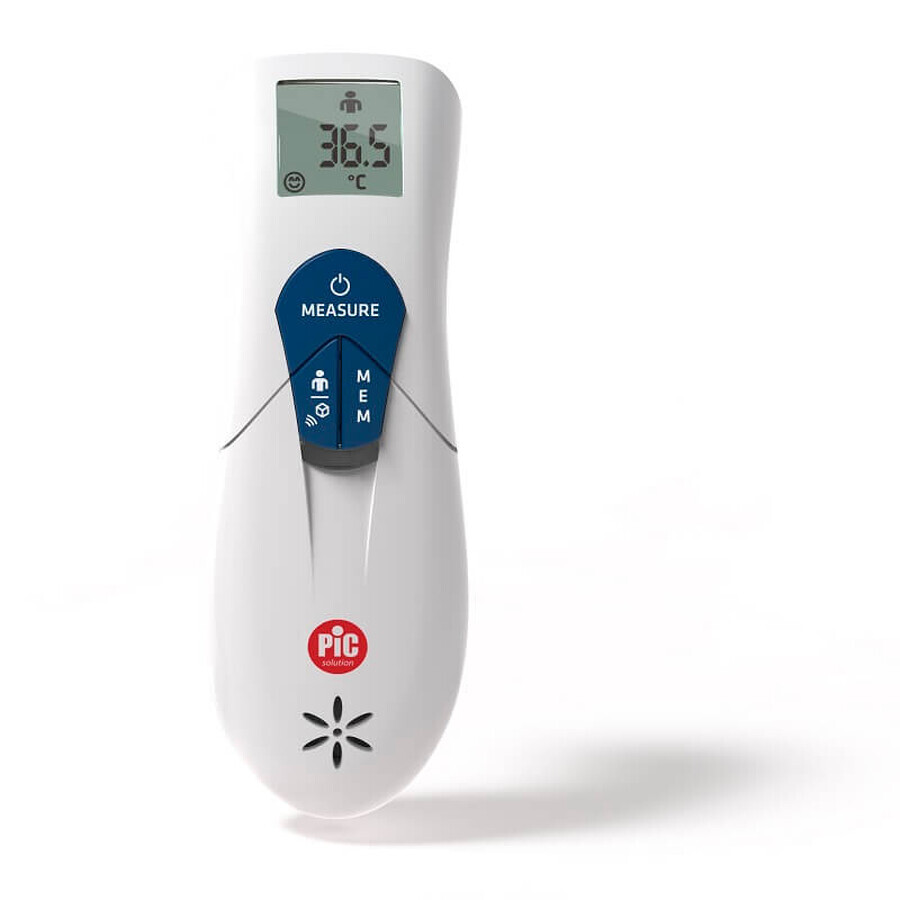 Thermomètre infrarouge multifonctionnel sans contact 6 en 1, tête de journal thermique, Pic Solution