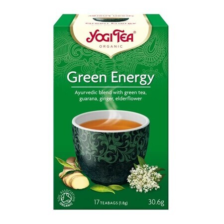 Tè Green Energy, 17 bustine, Yogi Tea