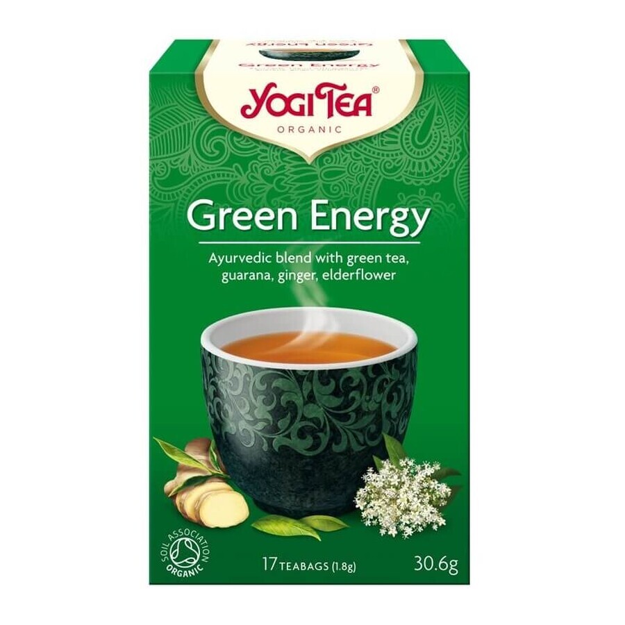 Tè Green Energy, 17 bustine, Yogi Tea