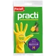 Paclan Practi, mănuși de cauciuc, parfumate, ananas, mărimea M, 2 bucăți