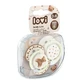 Lovi, pacifier, 0-6 months, silicone, dynamic, Teddy Love, 2 pieces