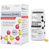 Bio Medical Pharma Vitamine D3+K2, 120 gélules