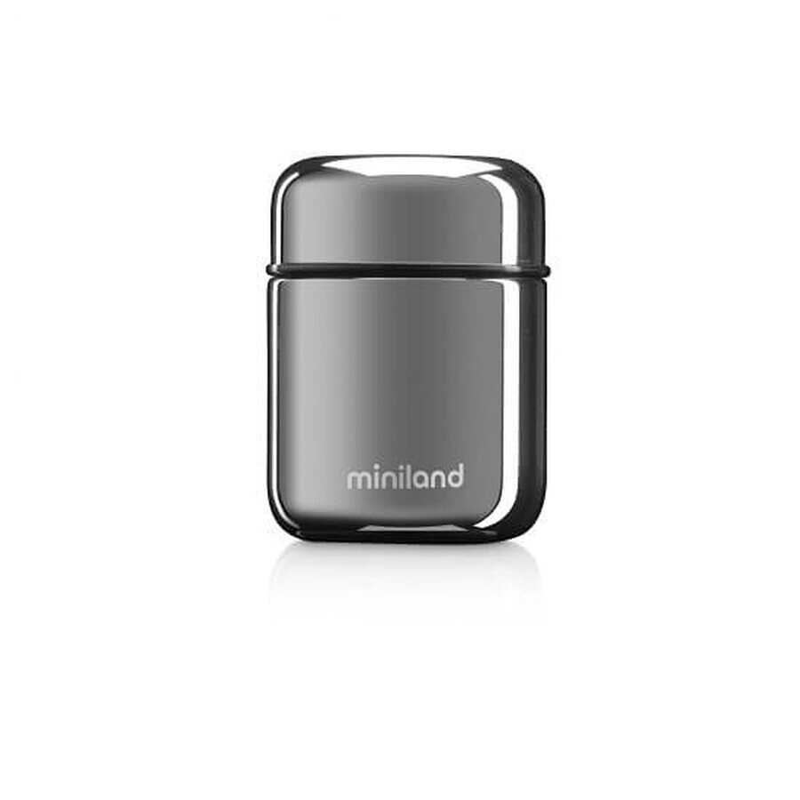 Thermos pour aliments solides, Deluxe Silver, 280 ml, Miniland