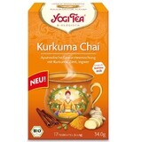 Thé Kurkuma Chai, 17 sachets, Yogi Tea