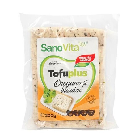 Tofu mit Oregano und Basilikum, 200 g, Sanovita