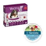 Vectra 3D + 40 kg 3 Rohre + Seresto Large Collar, große Hunde packen