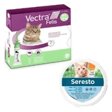 Vectra Felis + 3 Hechte + Seresto Halsband, Katzenpaket