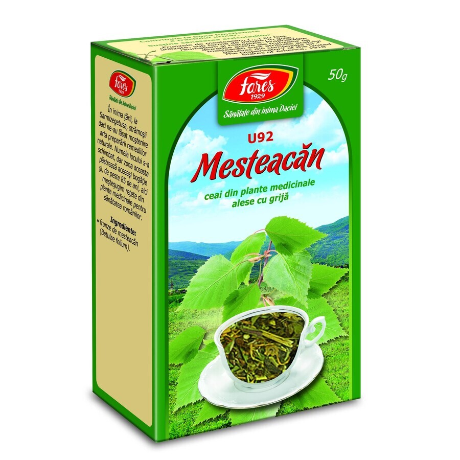 Mesteacan Teeblätter, U92, 50 g, Fares