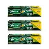 Berocca Boost Magnésium, vitamines et minéraux avec Guarana 3x15 comprimés effervescents
