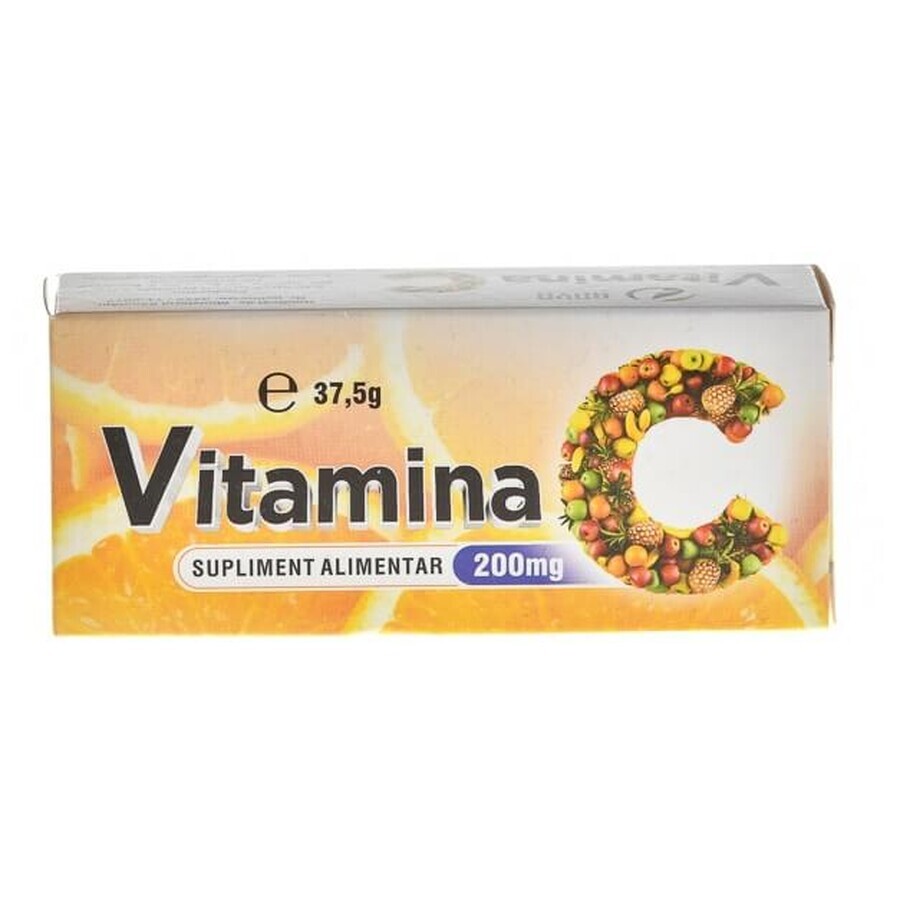 Vitamin C 200mg, 50 cp, Adya