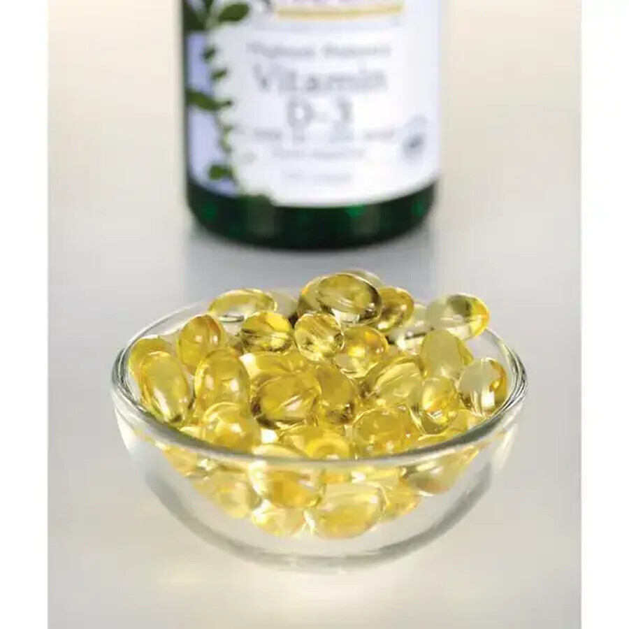 Vitamina D3 5000IU, 250 capsule, Swanson