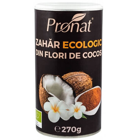 Zucchero ecologico da fiori di cocco, 270 gr, Pronat