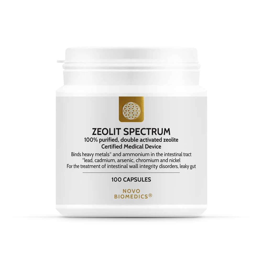 Novo Biomedics Zeolite Spectrum, 100 gélules, Novo Biomedics