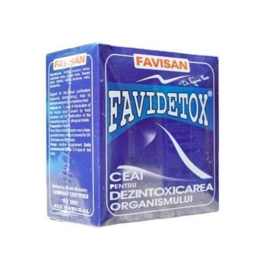Thé pour détoxifier le corps Favidetox, 50 g, Favisan