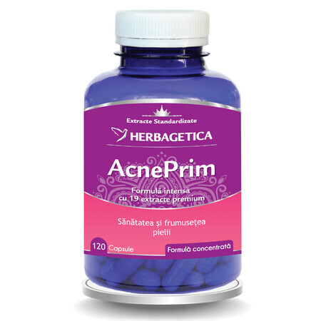 AcnePrim, 120 gélules, Herbagetica