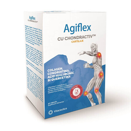 Agiflex pour les articulations, 40 gélules, Vitaceutics