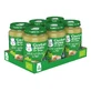 GERBER Pack Bio gezouten potjes Broccoli, erwten en kalkoen , 190g x 6 stuks
