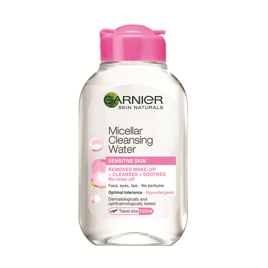 Eau micellaire pour peau sensible Skin Naturals, 100 ml, Garnier