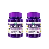 Zzzquil Natura Kids Melatonin low dose +3 ans, 2X30 Gummies