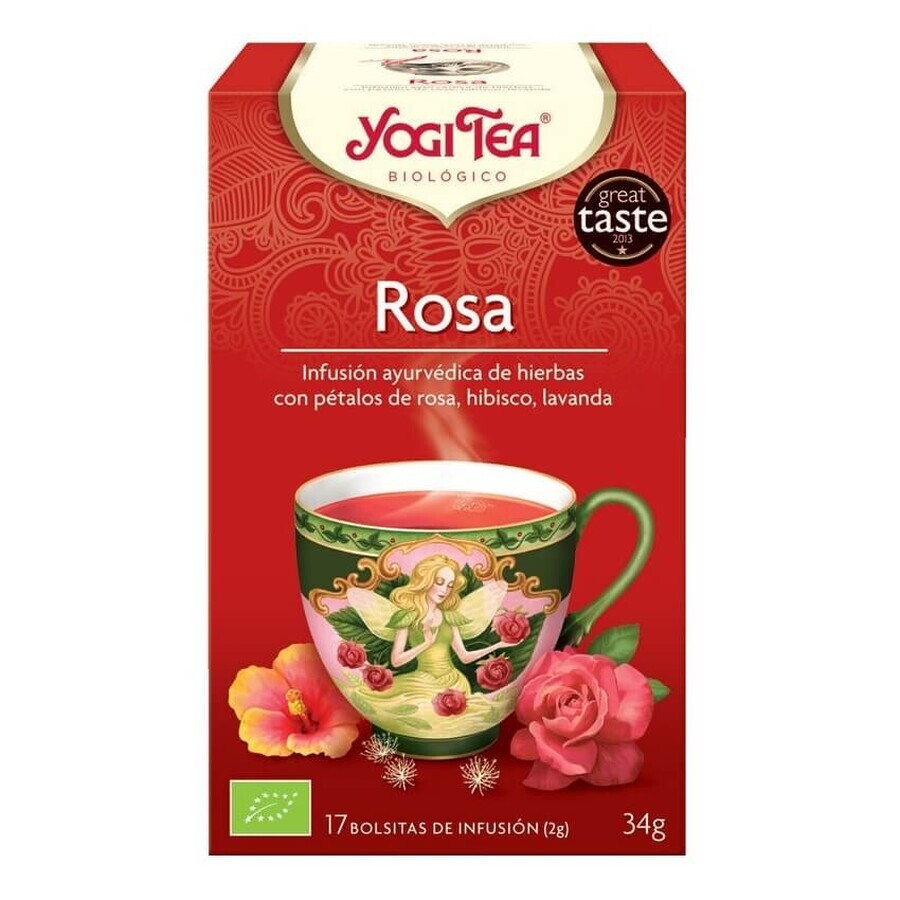Tè Rosa, 17 bustine, Yogi Tea