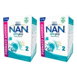Nestlé Nan Nan Optipro 2 Fórmula, 2X1200g