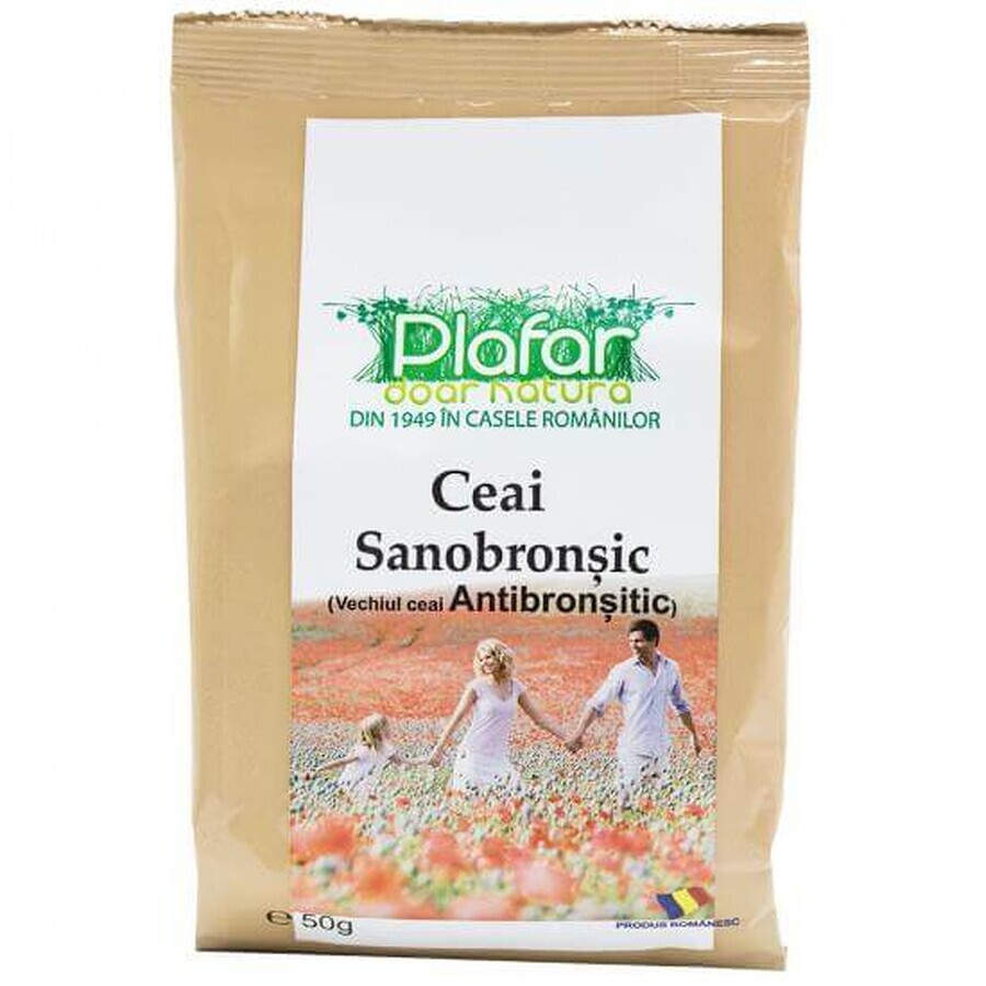 Tè sanobronsico, 50 g, Plafar