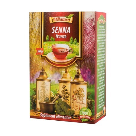 Feuilles de thé Senna, 50 g, AdNatura