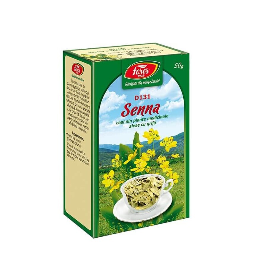 Feuilles de thé Senna, D131, 50 g, Fares